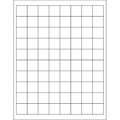 Box Partners Box Partners LL104 1 x 1 in. White Rectangle Laser Labels - Pack of 8000 LL104